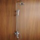 Shower Tap Contemporary Sidespray Brass Nickel Brushed