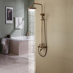 Antique Brass Tub Shower...