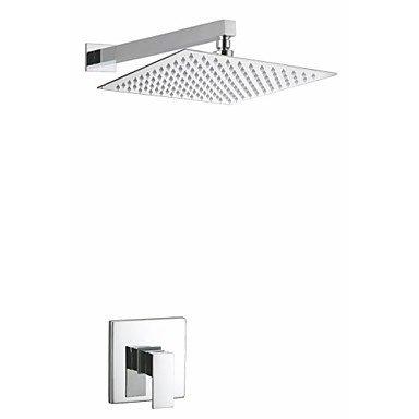 Stainless Steel Shower Overhead Brass Chrome Mixers 10 Inches Shower Stainless Steel Shower...
