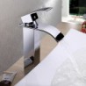 Waterfall Bathroom Sink Tap Contemporary Design Brass Finish (Tall)