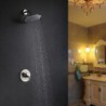 Shower Tap Contemporary Rain Shower Brass Nickel Brushed