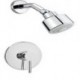 Single Handle Brass Concealed Bathroom Shower Tap Wall Mount