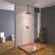 Shower Tap Contemporary Rain Shower Brass Chrome