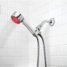 Red ABS LED Color Changing Hand Shower