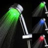 3-Color ABS Temperature Detectable LED Color Changing Hand Shower