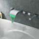 Bathtub Tap - Contemporary - LED / Waterfall - Brass (Chrome)