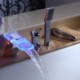 Bathtub Tap - Contemporary - LED / Waterfall / Handshower Included - Brass (Chrome)