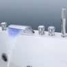 Bathtub Tap - Contemporary - LED / Waterfall / Sidespray Chrome)