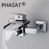 Bathtub Tap - Contemporary - Waterfall - Brass (Chrome)
