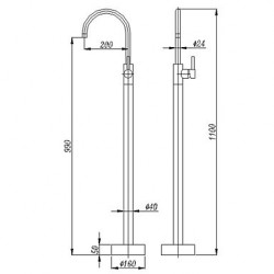 Bathtub Tap - Contemporary...