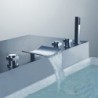Shower Tap / Bathtub Tap - Contemporary - Handshower Included - Brass (Chrome)