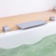 Bathtub Tap - Contemporary - Waterfall - Brass (Chrome)