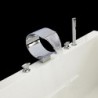 Bathtub Tap - Contemporary - Waterfall / Handshower Included - Brass (Chrome)