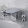 Bathtub Tap - Contemporary - Waterfall - Brass (Chrome)