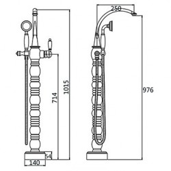 Bathtub Tap - Contemporary...