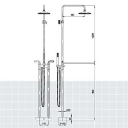 Bathtub Tap - Contemporary...