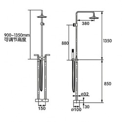 Bathtub Tap - Contemporary...