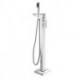 Floor Standing Bathroom Bathtub Tap Bars Chrome Shower Floor Tap Mixer