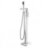 Floor Standing Bathroom Bathtub Tap Bars Chrome Shower Floor Tap Mixer