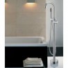 Bathtub Tap / Shower Tap - Contemporary - Floor Standing / Handshower Included - Brass (Chrome)