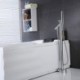 Bathtub Tap - Contemporary - Handshower Included / Floor Standing - Brass (Chrome)