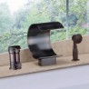 Shower Tap / Bathtub Tap - Contemporary - Handshower Included / Waterfall - Brass (Oil-rubbed Bronze)