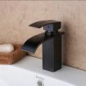 Centerset Single Handle One Hole in Oil-rubbed Bronze Bathroom Sink Tap
