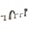 Bathtub Tap - Antique - Sidespray / Handshower Included - Brass (Antique Brass)