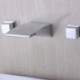 Bathtub Tap - Contemporary - Waterfall - Brass (Chrome)