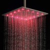 16 inch Stainless Steel Shower Head with Color Changing LED Light