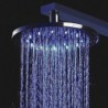 8 inch Brass Shower Head with Color Changing LED Light