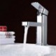 Centerset Single Handle One Hole in Chrome Bathroom Sink Tap