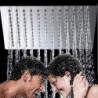 10 inch Contemporary Fashion Ultrathin 304 Stainless Steel Square Shower Head - Silver