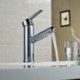 Centerset Single Handle One Hole in Chrome Bathroom Sink Tap