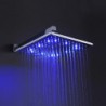 Shower Faucets LED with Chrome Single Handle One Hole