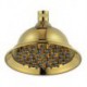 6 Inch Contemporary Ti-PVD Finish Brass Rainfall Shower Head