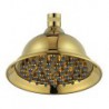 6 Inch Contemporary Ti-PVD Finish Brass Rainfall Shower Head