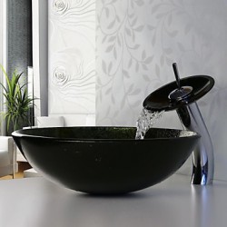 Bathroom Sink Set,Tempered...