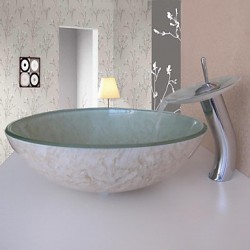 Bathroom Sink Set,Tempered...