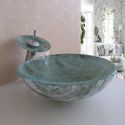 Bathroom Sink Set,Tempered...