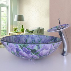 Bathroom Sink Set,Tempered...