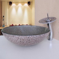 Bathroom Sink Set,Tempered...