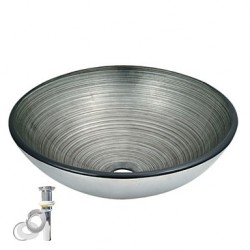 Round Tempered Glass Vessel...