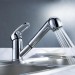 Kitchen Tap Centerset / Pull out with Chrome Single Handle One Hole