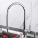 Deck Mounted Single Handle One Hole with Chrome Kitchen Tap