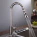 Deck Mounted Single Handle One Hole with Nickel Brushed Kitchen Tap