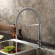 Deck Mounted Single Handle One Hole with Chrome Kitchen Tap