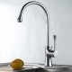 Deck Mounted Single Handle One Hole with Chrome Kitchen Tap