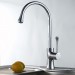 Deck Mounted Single Handle One Hole with Chrome Kitchen Tap