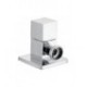 Contemporary Brass Control Valve Chrome Finish Faucet Accessory